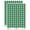 Dark Green, variant on Movie Ticket with Stars Raffle Ticket Solid 200+ Round Stickers - Black - Gloss Finish - 0.50" Size
