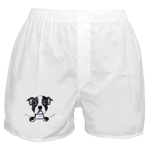 CafePress - Kiniart Pocket Boston Boxer Shorts - Men's Novelty Boxer Shorts