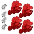 thumbnail image 4 of 120 Piezas de Decoraciones de Techo en Forma de Corazón Exquisito Papel de Aluminio Reutilizable Brillante para Colgar Decorativo ANGGREK  Otros, 4 of 8