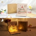 thumbnail image 4 of Tarjetas de cumpleaños emergentes 3D, luz LED cálida, pastel de cumpleaños, música, tarjeta de feliz cumpleaños, postales, tarjetas de felicitación emergentes, Happy Best, amigos, 1 paquete, 4 of 5