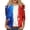 Royal Blue, variant on Women’s Long Sleeve Crew Neck Star Print Casual Pullover Top Gradient Pattern Lightweight Loose Fit Blouse for Everyday Wear Blue L