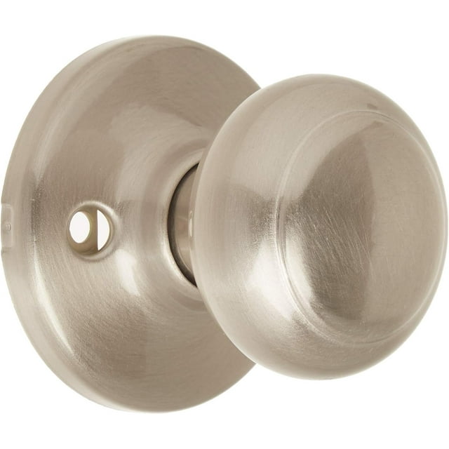 Troy Matte Front Door Knob with Lock and Key Exterior/Interior Door Handles with Lock Keyed Entry Door Knobs for Front Door Bedroom Bathroom & Office Traditional Home Décor