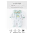 thumbnail image 5 of Yidarton Newborn Clothes Boneless Delivery Saliva Towel Baby Padded Cotton Butterfly Clothes Autumn And Winter Clothes Baby Clothes Cotton-padded Clothes Green, 5 of 8