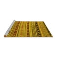 thumbnail image 2 of Ahgly Company Machine Washable Indoor Rectangle Southwestern Yellow Country Area Rugs, 5' x 8', 2 of 4