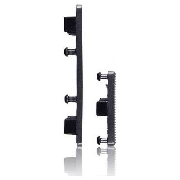 Replacement Hard Buttons (Power / Volume / Switch) Compatible For Motorola Moto G4 / G4 Plus (XT1644 / XT1625) (Black)