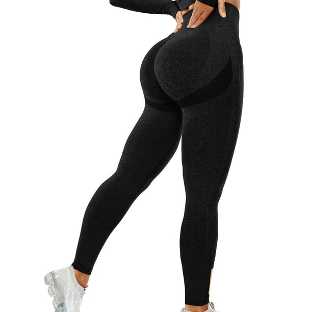 Qric Scrunch Butt Lift Leggings For Women Workout Yoga Pants Ruched Booty High Waist Seamless