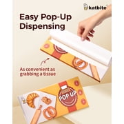 Katbite Pop-Up Parchment Paper Sheets, Heavy Duty Non-Stick Pre-Cut Parchment Paper Sheets,10x15 Inches, 135 Count