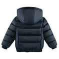 thumbnail image 4 of ANINEO Toddler Kids Coat Winter Baby Jacket Girls Boys Hooded Soild Outwear Zipper Windproof Warm Thick Girls Coat Jacket, 4 of 7