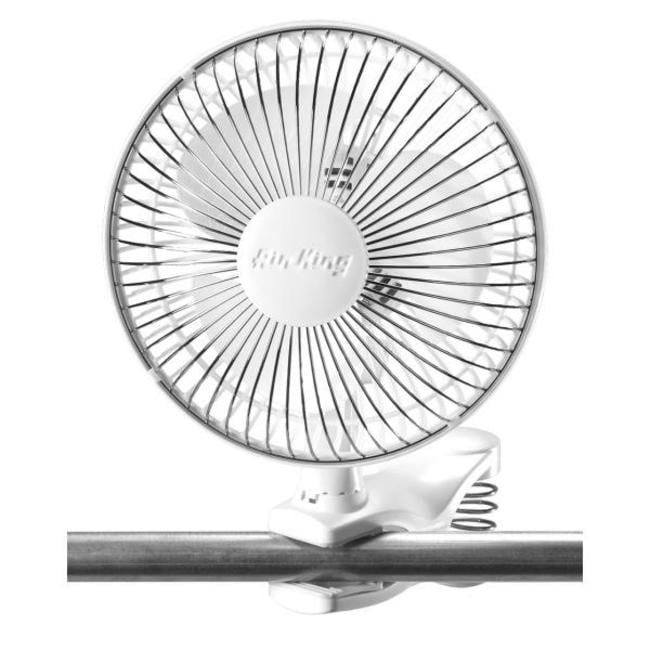 3 pack 6" CLIP ON FANS 2 speed air grow light King inch 9145 active acfc6 duct 