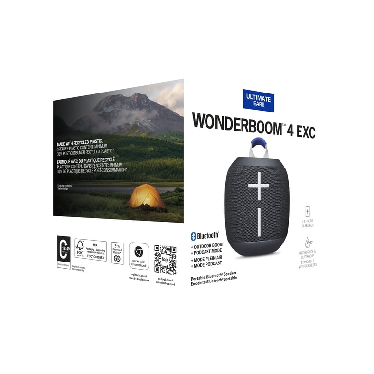 Ultimate Ears Wonderboom 4 EXC - Black - Walmart.com