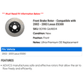 thumbnail image 2 of Front Brake Rotor - Compatible with 2002 - 2003 ES300, 2 of 2