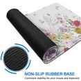 thumbnail image 6 of Long Mouse Pads for Desk,Pioneer Flower Floral Print Pattern Desk Mats on Top Of Desks, Desk Mouse Pad Extra Large with 3mm Non-Slip Base and Stitched Edge for Gaming,Office,Work,Home 31.5"x11.8", 6 of 6
