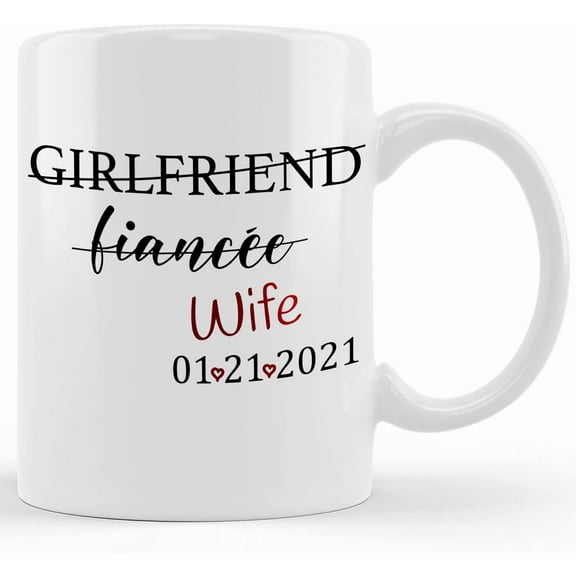 Wedding Gifts, Wedding Gift For The Couple, Wedding Gifts For Husband, Wedding Gifts For The Bride, Just Married Gifts, Ceramic Novelty Coffee Mugs 11oz, 15oz Mug, Tea Cup,