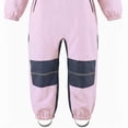 thumbnail image 6 of Kids One Piece Rain Suit – Solid Color Waterproof Hooded Full Body Raincoat with Reflective Strips – Lightweight Breathable Rain Gear for Boys & Girls – Outdoor,Camping & School, 6 of 6