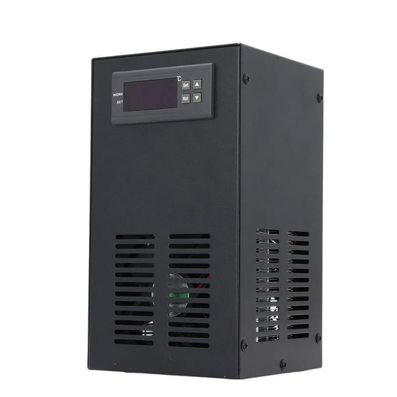 Quiet Chiller, Aquarium Water Cooling System XD-20 Iron 70W Single Cooling with Erosion Resistance Pump, Fast Cooling for 20L Tank, for Freshwater, Saltwater, Hydroponic Plants,