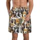 thumbnail image 1 of Balery Cute Dog Traje de Baño Estilo Hawaiano para Hombre, Shorts de Secado Rápido con Bolsillos-Medium, 1 of 6