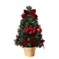 thumbnail image 2 of YingYouFu Small Christmas Tree, Tabletop Mini Christmas Tree, Artificial Table Top Xmas Tree for Holiday Home Indoor Christmas Decorations, 2 of 7