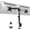 Black, variant on VIVO Black Dual Monitor Desk Mount Adjustable Stand, Fits Screens up to 30"