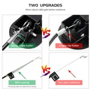 Baridwon Recliner Replacement Parts with Durable Plastic Pull Handle and Recliner Release Cable, Repair for Most Furniture of Recliner Chair Sofa Couch, 2 Set