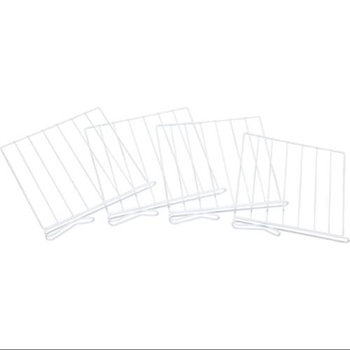Shelf Divider for Wood Shelves Set of 4