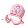thumbnail image 1 of Gafas de Natación Strade Fareast Limited para Niños con Gorro de Silicona Rosa, 1 of 8