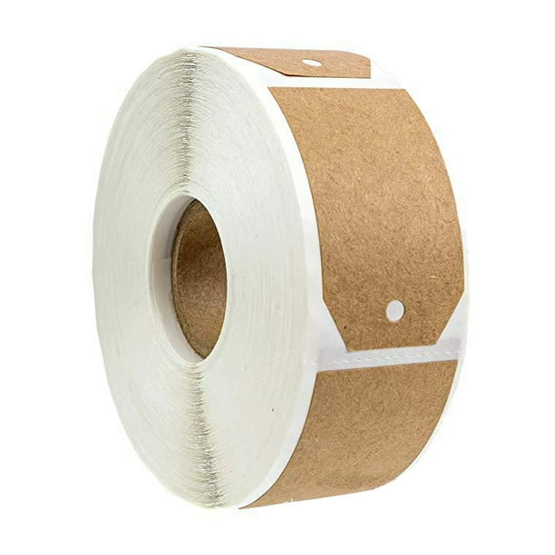 Etiquetas Decorativas 500 Unidades 500 Pegatinas Redondas De Papel Kraft - Etiquetas Adhesivas Para Regalos, Manualidades Y Más Rollo Pegatinas Marron