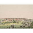thumbnail image 3 of Søren L. Lange 24x19 Black Modern Framed Museum Art Print Titled - Sonderborg on the Island of Als (1819 - 1820), 3 of 5