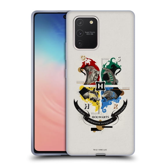 Head Case Designs Officially Licensed Harry Potter Deathly Hallows XXVII Hogwarts Soft Gel Case Compatible with Samsung Galaxy S10 Lite