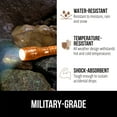 thumbnail image 5 of GORILLA GRIP LED Tactical Flashlight, 750 FT High Lumens 5 Adjustable Modes, Water Resistant, Orange, 5 of 9