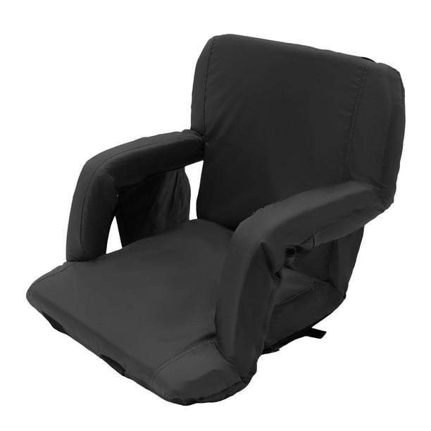 Oukaning Bleacher Seat Chair, Portable Stadium Reclining Bleacher Seat