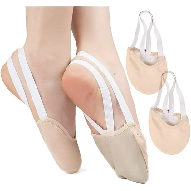 Half Sole Ballet Dance Shoes Socks, Breathable Anti-Slip Half Sole