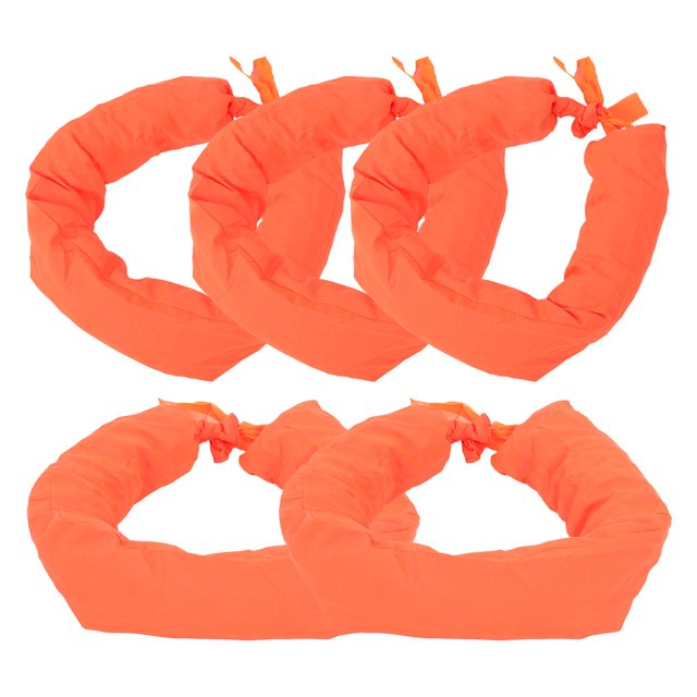 Shisuyan Sacs de Poids pour Cônes de Circulation Orange 10 Pcs 37.8X3.5X0.4In