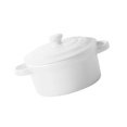 thumbnail image 4 of HLONK 1Set Ceramic Lidded Pudding Bowl Round with Handles Microwave Safe for Babies Home Use, 4 of 8
