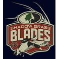thumbnail image 2 of Junior's Mossy Oak Color Shadow Grass Blades Logo  Graphic Tee Navy Blue Large, 2 of 3