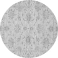 thumbnail image 1 of Ahgly Company Indoor Round Oriental Gray Traditional Area Rugs, 8' Round, 1 of 4