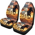 thumbnail image 5 of Pzuqiu Black White Horse Full Set Universal Seat Covers for Cars Vehicle Cushion Protectors Interior Accessories Auto Decor Breathable 4 Seats Car Seat Protector Elegance for Vehicle Car, 5 of 7