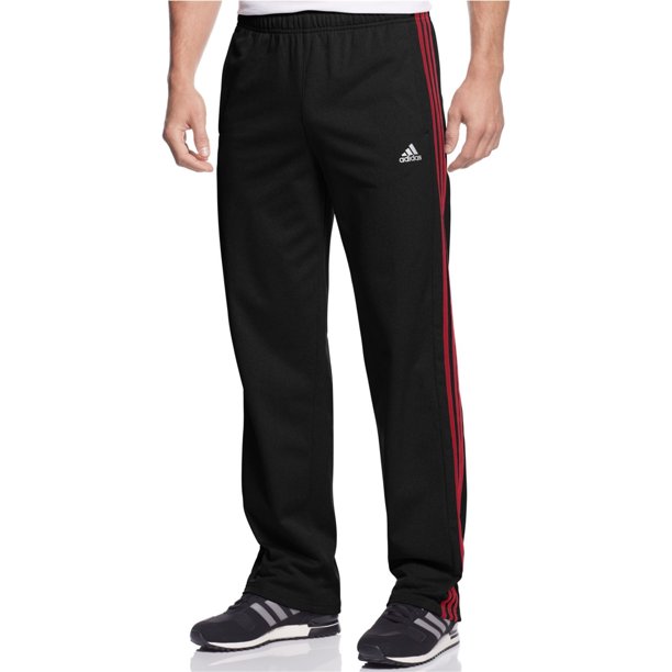 Adidas Basic Solid Athletic Track Pantalones para Hombre, Negro, XX-Large Adidas Pista