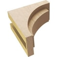 thumbnail image 6 of 5"W x 10"D x 10"H Classic Rivera Rough Cedar Woodgrain TimberThane Corbel, Primed Tan, 6 of 6