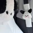 thumbnail image 4 of Pochacco-almohada de cuello de coche de peluche de Anime Sanrioed, funda de cinturón de seguridad Kawaii, accesorios para automóviles, Linda almohada de soporte Lumbar para automóvil, 4 of 5