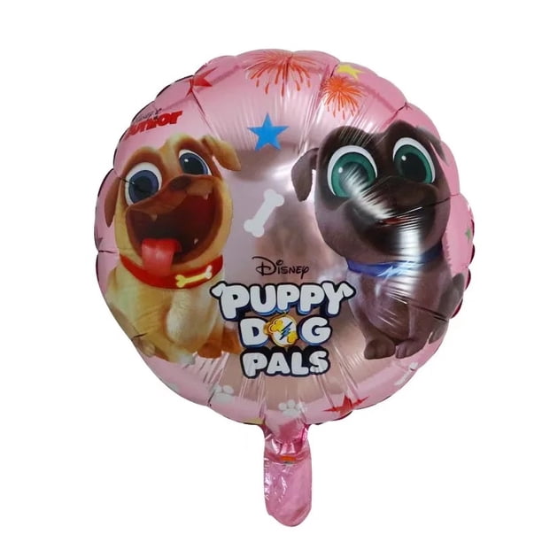 1pc 18 Pulgadas De Dibujos Animados Perros De Papel De Aluminio Globos De Helio Brothers Bingo Y Rolly Cumpleaños Tema Fiesta Decoración Juguetes Para Niños Aire