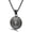 Black-Compass-21.6in Chain, variant on Compass Necklace for Men Chain Stainless Steel Compass Pendants Male Jewelry