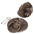 thumbnail image 2 of Poignée de Porte Double, Structure Simple Difficile à Rouiller et à Estomper Poignée Lourde Durable pour Porte Double pour Porte en Bois Cour, 2 of 8