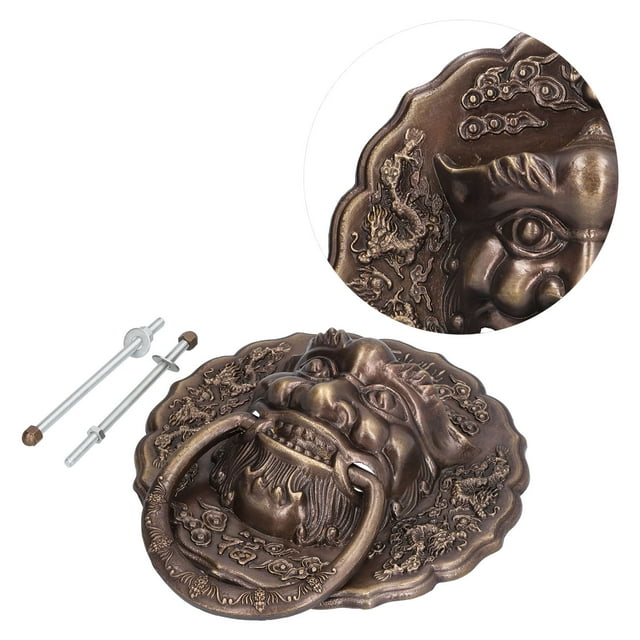 Door Knocker, Heavy Pull Double Door Handle For Double Door For Wooden Door Courtyard