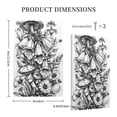 thumbnail image 3 of Balery Monochrome Botanical Illustration for Duplex Wall Plates Kit, Electrical Outlet Covers, Standard Size 1-Gang 5.0" x3.0", Electric Receptacle Plug Covers-Style V, 3 of 6
