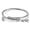 Steel color, variant on Unisex Stainless Steel Cable Wire Bracelet Braided Bangle for Women and Men Metal Fashion Jewelry Birthday Travel and Opening Ceremony Gift Individually Packed