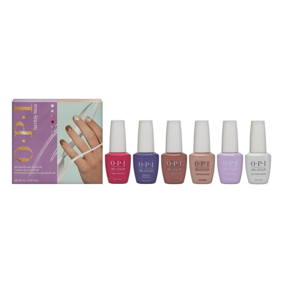 OPI GelColor Terribly Nice Add-On Kit #2 6 Piece Kit