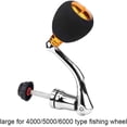 thumbnail image 3 of ZOUSSIQI Reel Replacement Handle, Metal Rocker Arm Grip Spinning Metal Made hex Trunk Spinning Fishing Reel with EVA Premium Metal Comfortable and Anti-Slip CA919-42585, 3 of 6