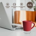 thumbnail image 2 of czcpp-4 oz Espresso Cups Set of 2, Ceramic Coffee Mugs Demitasse Cups for Espresso and Tea, Small Espresso Mugs for Shot of Coffee, Espresso Coffee Cups with Handles, Gift for Coffee Lovers, 2 of 4