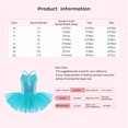 thumbnail image 5 of Jizyo Children Girls Camisole Sequin Ballet Gymnastic Leotard Tutu Dress Ballerina Dancewear Outfits Blue XXL, 5 of 5