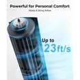 thumbnail image 3 of Ventilador de torre sin aspas Abolee FTS006 de 13" con 4 velocidades y control remoto, 3 of 7